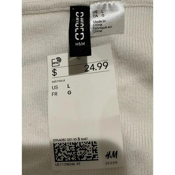 NWT‎ Forever 21 Cropped Sweetheart Long Sleeve - Picture 6 of 8